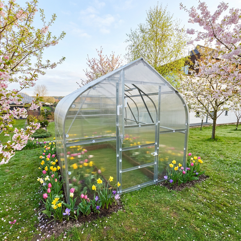 Printemps - Les premiers semis, à l'abri des dernières gelées.