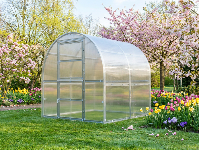 Printemps - Les premiers semis, à l'abri des dernières gelées.