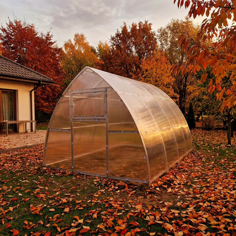 Automne - On prolonge les récoltes, loin du vent et de la pluie.