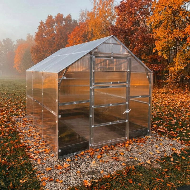 Automne - On prolonge les récoltes, loin du vent et de la pluie.