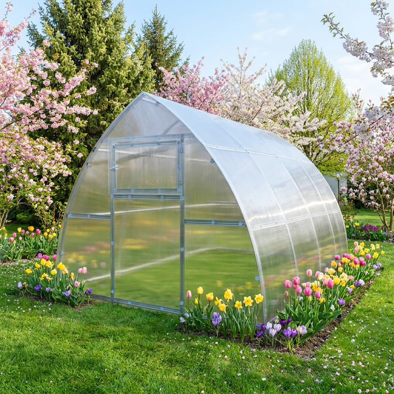 Printemps - Les premiers semis, à l'abri des dernières gelées.