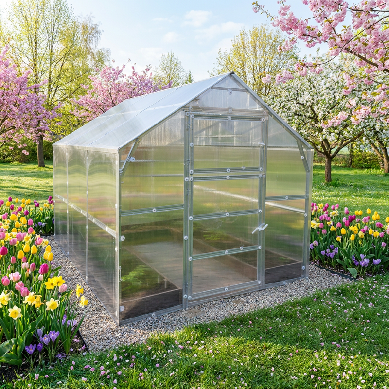 Printemps - Les premiers semis, à l'abri des dernières gelées.