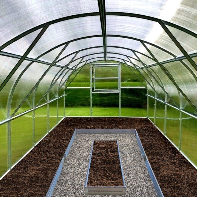 Séparateur en forme de U pour lit potager de serre - MaSerreVerte